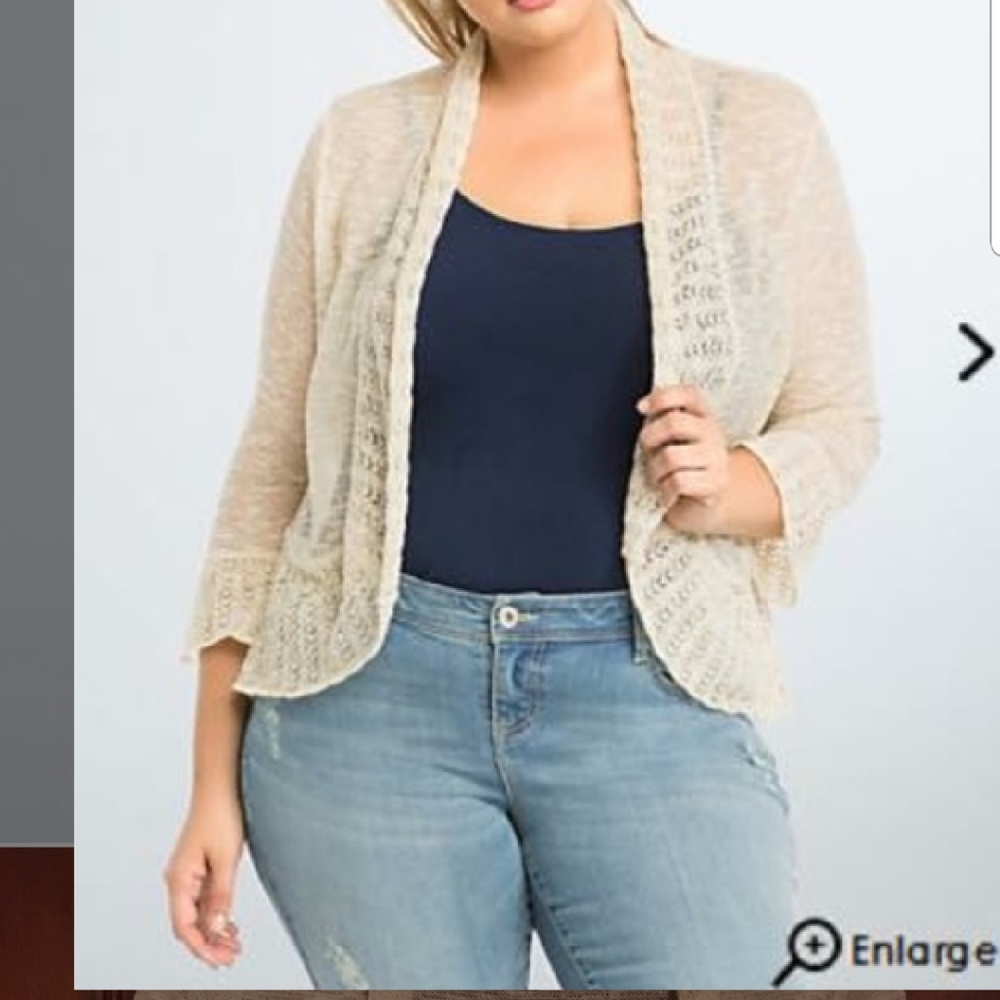 Torrid cream sweater